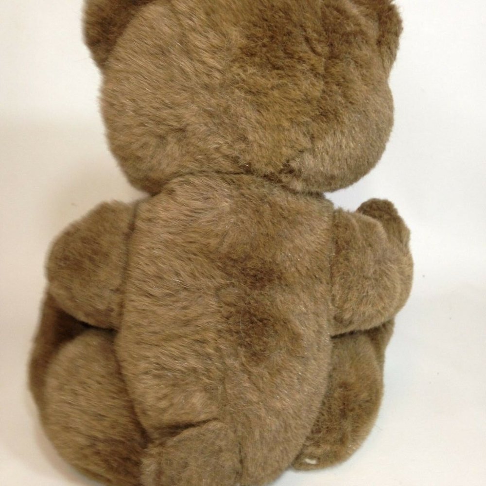 Russ Buckingham Teddy Bear Plush Brown Jointed 14" - Picture 5 of 12